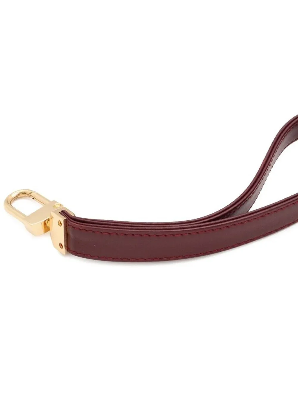 Cartier Must Line Clutch Leather Bordeaux Red Gold